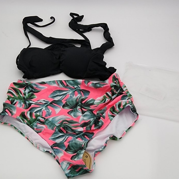 Women's Wrap Bikini High Waisted Bottoms - Picture 5 of 6